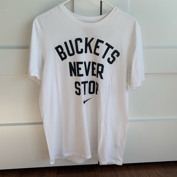 buckets never stop nike shirt